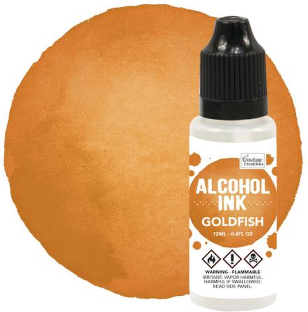 Alcohol Ink Sunset Orange / Goldfish (12mL | 0.4fl oz)